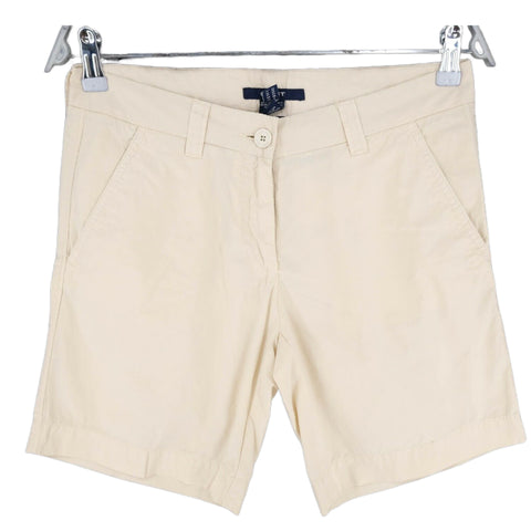 GANT Women's Beige Bright Poplin Shorts 420298 Size 2 NWT