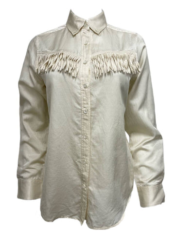 GANT RUGGER Women's Pearl Silk Howdy Silk Blend Shirt 432263