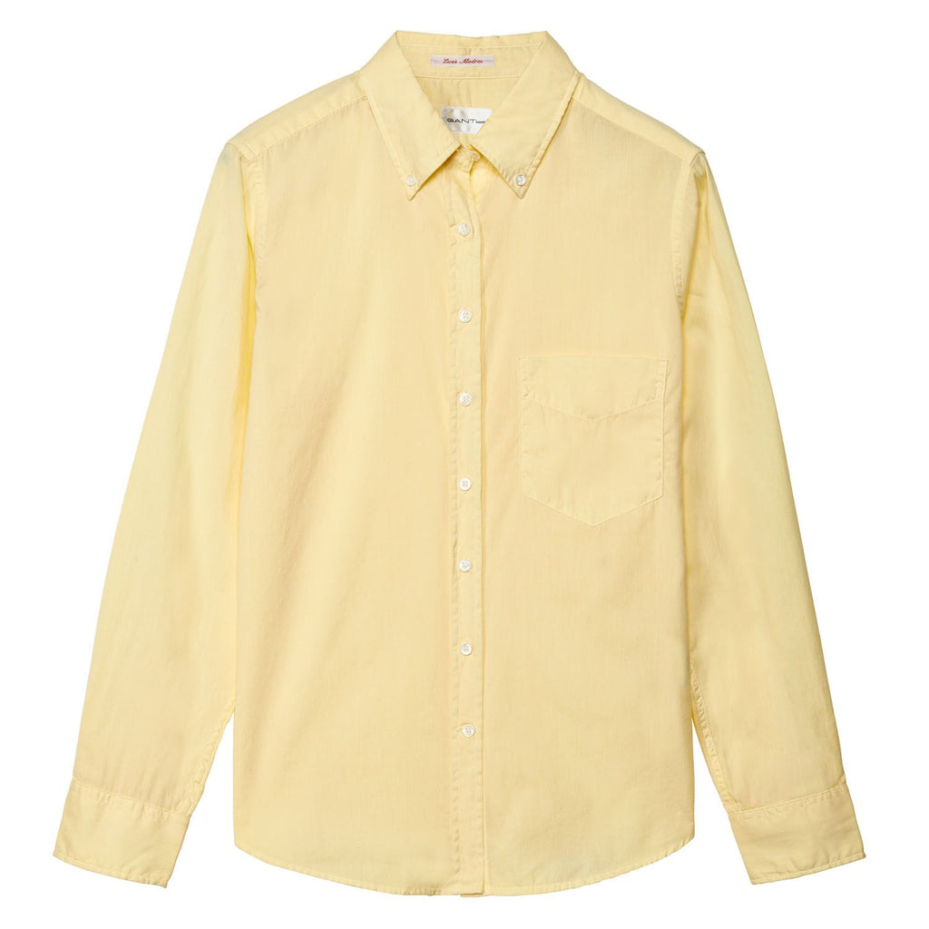 GANT RUGGER Women's Lemon Luxe Madras Button Down Shirt 450881
