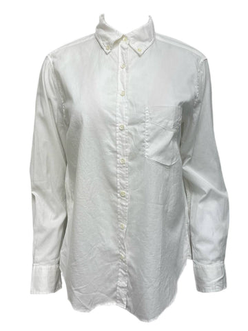 GANT RUGGER Women's White Windblown Oxford Shirt 450882 Size XL