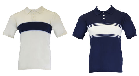 GANT Men's Cotton Silk Stripe Polo 89030 Size M $135 NWT