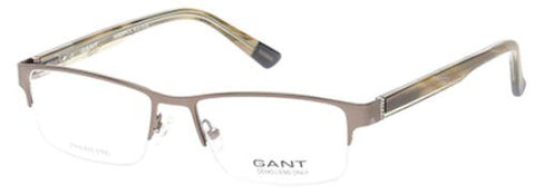 GANT Men's Half Rim Gunmetal (009) GA3071 Eyeglass Frames 57-17-145 NEW
