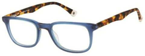 GANT RUGGER Men's GR5003 Sqaure Eyeglass Frames 50-19-145 -Teal NEW