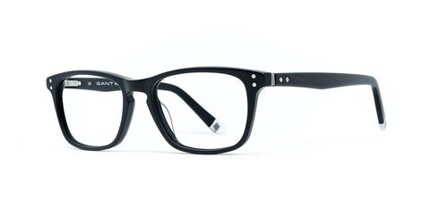 GANT RUGGER Men's Matte Black GR5008 Eyeglass Frames 52-17-145 NEW