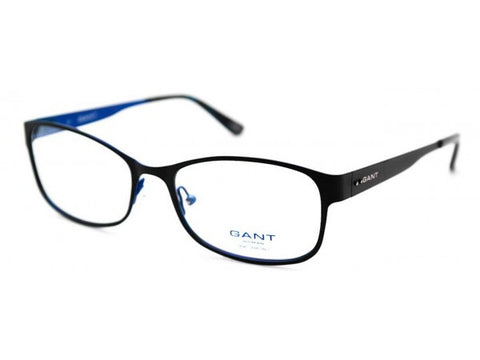 GANT Women's Metal GW4015 Eyeglass Frames 52-17-135 -Satin Black Blue NEW
