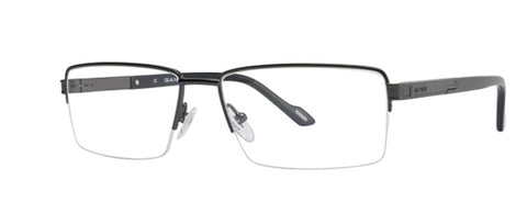 GANT Men's Half Rim Scala Eyeglass Frames 56-16-140 -Satin Black NEW