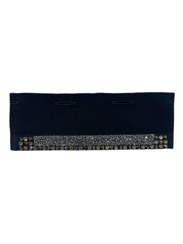 Max Mara Women's Navy Garonna Embellished Cuffs One Size NWT