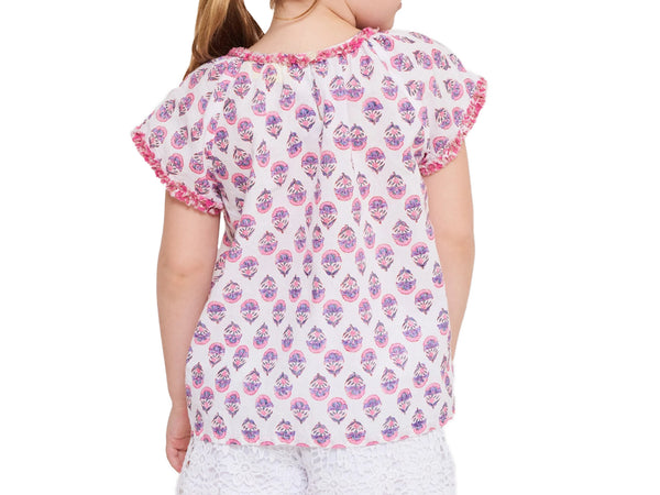 ROBERTA ROLLER RABBIT Little Girls Pink Mason Aoi Top 2 Years $55 NEW