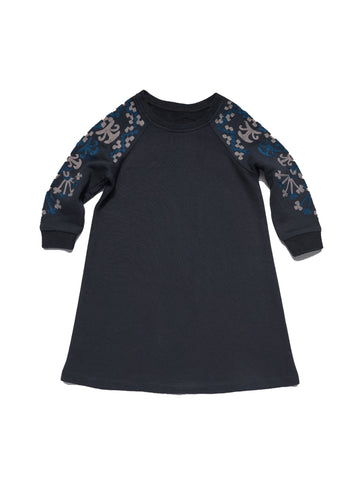 Roberta Roller Rabbit Girls VO Sweatshirt Dress 6 Years Navy