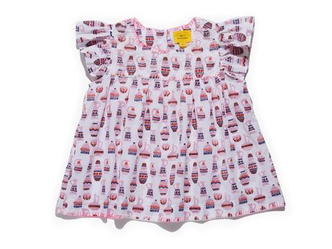 ROBERTA ROLLER RABBIT Little Girls Pink Vessels Bianka Top 2 Years $55 NEW