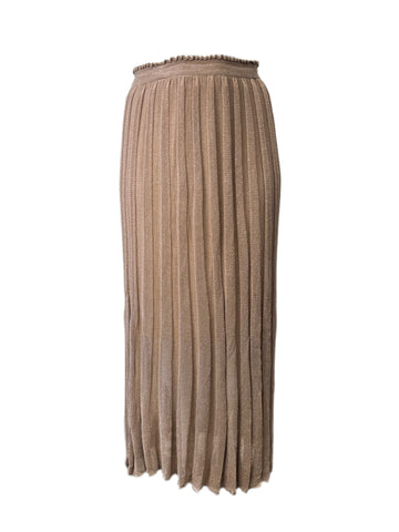 Marina Rinaldi Women's Camel Grace Stretchy Knitted Skirt NWT