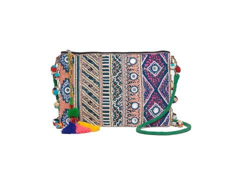 Roberta Roller Rabbit Women's Beaded Hana Clutch One Size Multicolor
