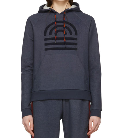 LNDR Women's Navy Marl Horizon Cotton Trackpants #JT826 NWT