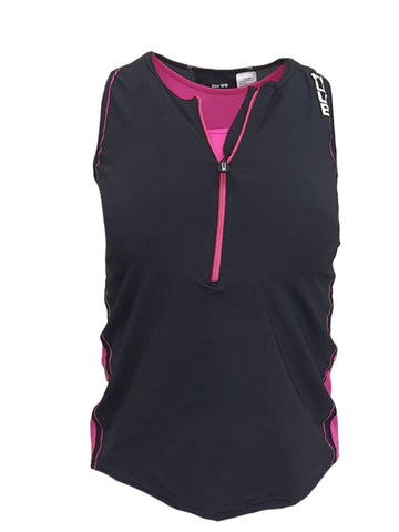 HUUB Women's Black Core Triathlon Range Tri Singlet Top #HB Medium NWT