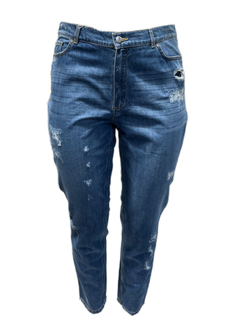 Marina Rinaldi Women's Blue Iceberg Slimm Jeans NWT
