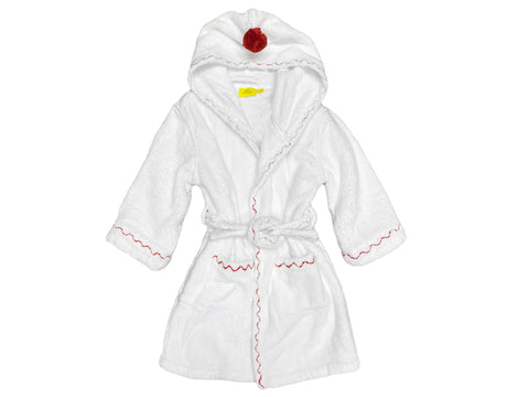 Roberta Roller Rabbit Unisex Kid's Fon Fon Robe Small Red