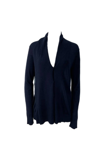 DEREK LAM Women's Navy Fashion Button Sweater #L941 L NWT
