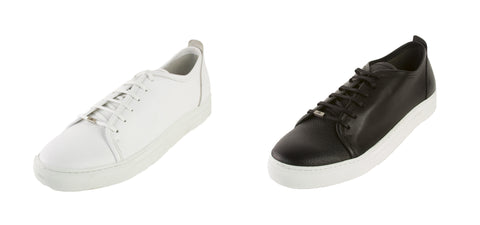 J. LINDEBERG Men's Lace Leather Combo Sneakers $230 NWOB
