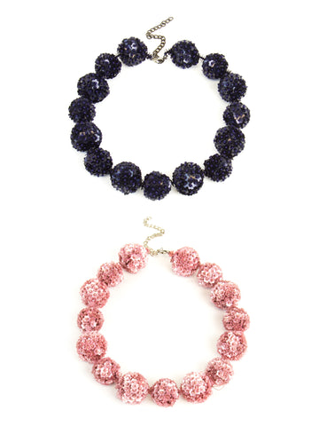 ROBERTA ROLLER RABBIT Women's Lat Tiered Ball Necklace $68 NEW