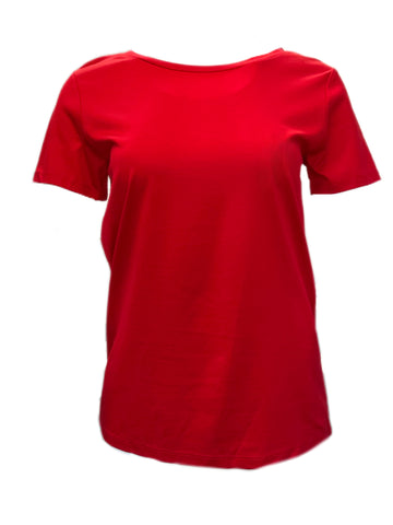 Marella By Max Mara Women's Red Lisam Jersey T Shirt Size S NWT