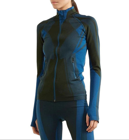 LNDR Women's Blue Petrol All Seasons Long Sleeve Zip Jacket #SJ742 NWT
