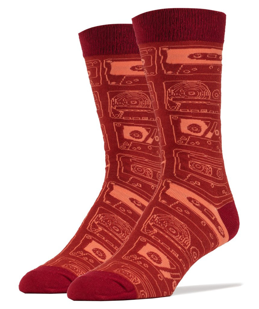 OOOH YEAH! Men's Novelty Crew Socks, MD6003C - Old Skool