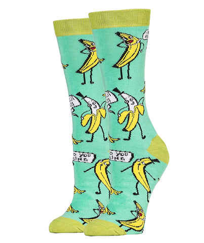 OOOH YEAH! Men's Novelty Crew Socks, MD6509C - Let's Split
