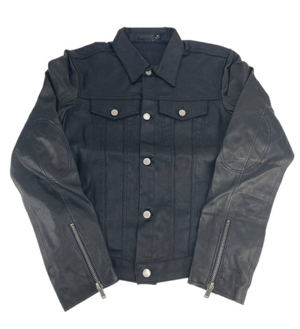 BLK DNM Men's Beekman Black Jeans Jacket 27 #MK420801 Size M NWT