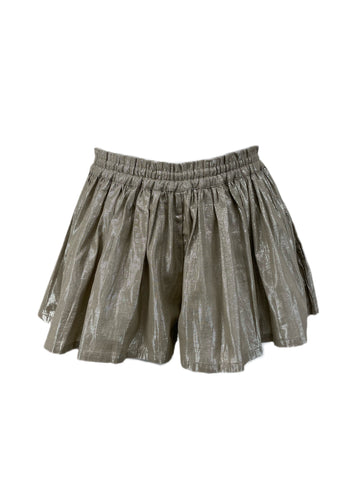 SUZI KONDI Women's Mouse Lurex Play Shorts #3008 X-Small $145 NWT