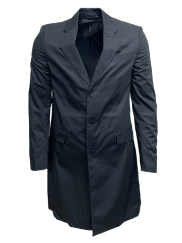 BLK DNM Men's Black Cotton Coat #MUC18011 Size M NWT