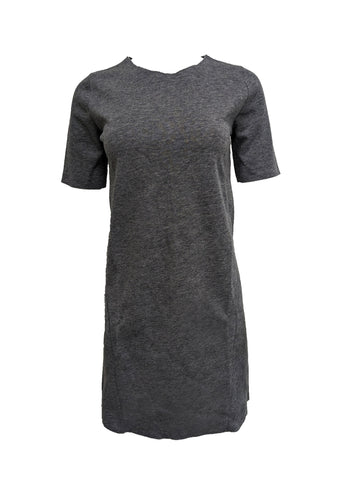 Majestic Filatures Women's Heather Grey Zipper Dress Size X-Small NWT