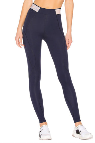 LNDR Women's Navy Marvel High Rise Leggings #AL721 NWT