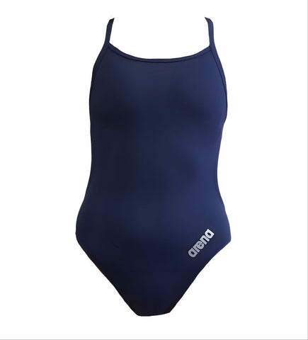 ARENA Women's Blue Mast High Daily Swimwwear One Piece Swimsuit #2816775 30 NWT