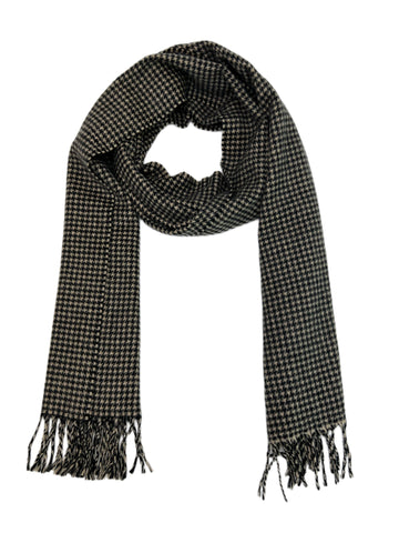 Max Mara Women's Brown Newport Wool Plaid Scarf 74"x18" Scarf One Size NWT