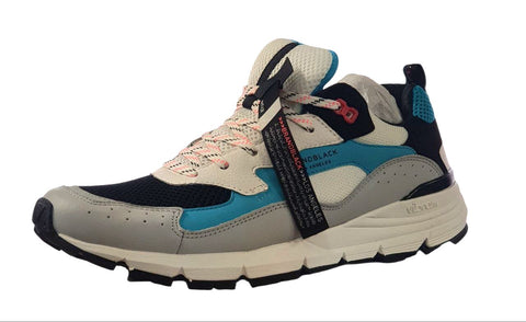 BRANDBLACK Men's White Colorblock Nomo Vibram Lace Up Sneakers #428BB NWB