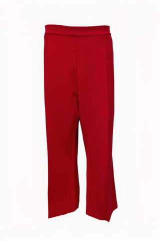 Marina Rinaldi Women's Red Odissea Straight Leg Pants NWT