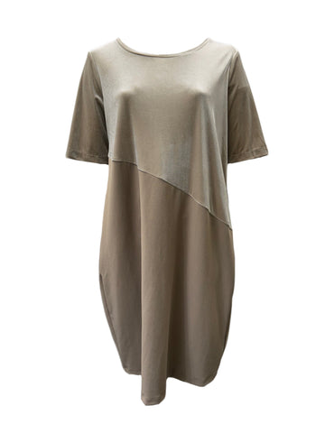 Marina Rinaldi Women's Beige Ontario Shift Dress NWT