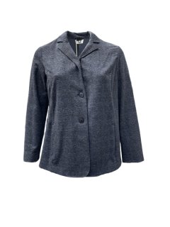 Marina Rinaldi Women's Navy Orario Button Closure Blazer NWT