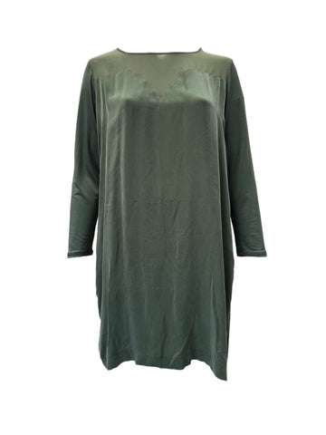 Marina Rinaldi Women's Green Orma Shift Dress NWT