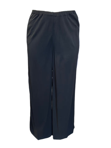 Marina Rinaldi Women's Black Ozono Straight Leg Pants NWT