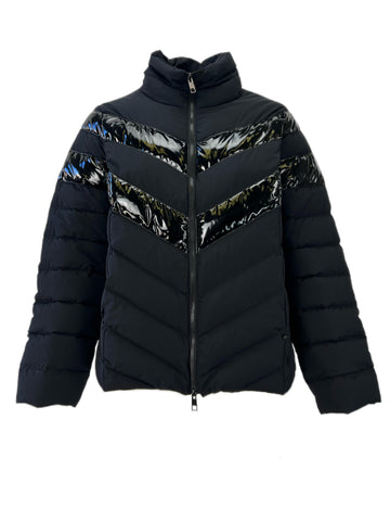 Marina Rinaldi Women's Black Palazzo Quilted Jacket NWT