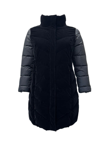 Marina Rinaldi Women's Black Panfilo Quilted Jacket NWT