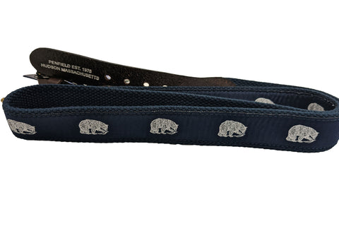 Penfield Navy Bears Eaton Belt Size Small/Medium NWT