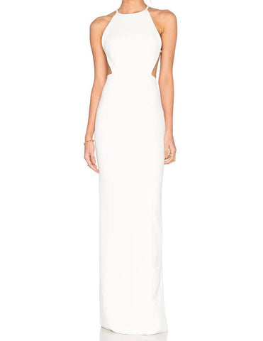 SOLACE London Women's Cream Peniston Maxi Dress NWT