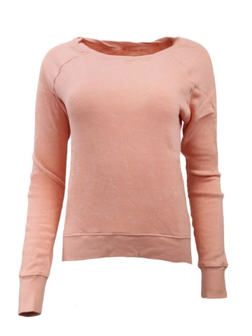 PAM & GELA Women's Pink Petal Annie Hi Lo Sweatshirt #B00F Petite X-Small NWT