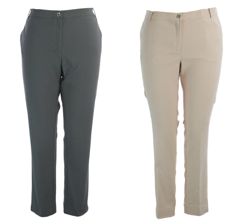 MARINA RINALDI Women's Rapido Super Slim Cut Pants $325 NWT