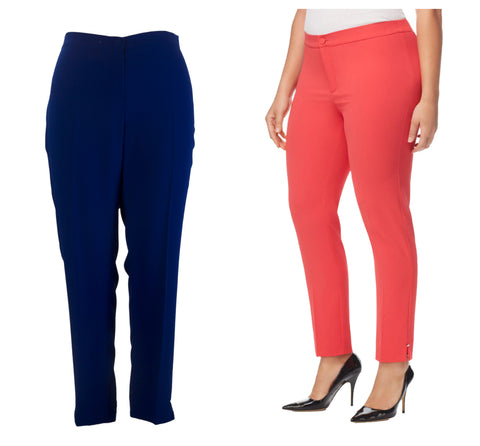 MARINA RINALDI Women's Revival Super Slim Pants $295 NWT