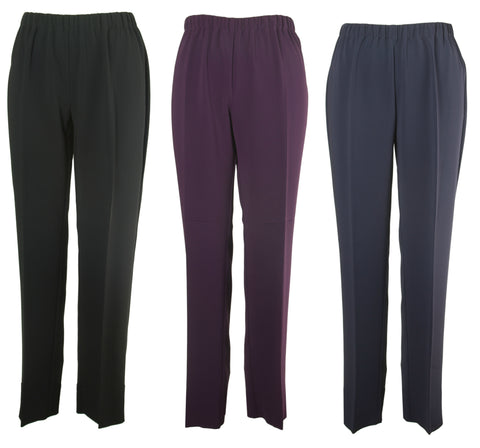 MARINA RINALDI Women's Ricciolo Classical Dress Pants $390 NWT