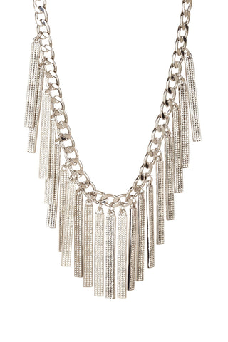 Rebecca Minkoff Pave CZ Runway ID Statement Necklace $248