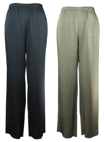 MARINA RINALDI Women's Rodolfo Classical Unhemmed Pants $440 NWT